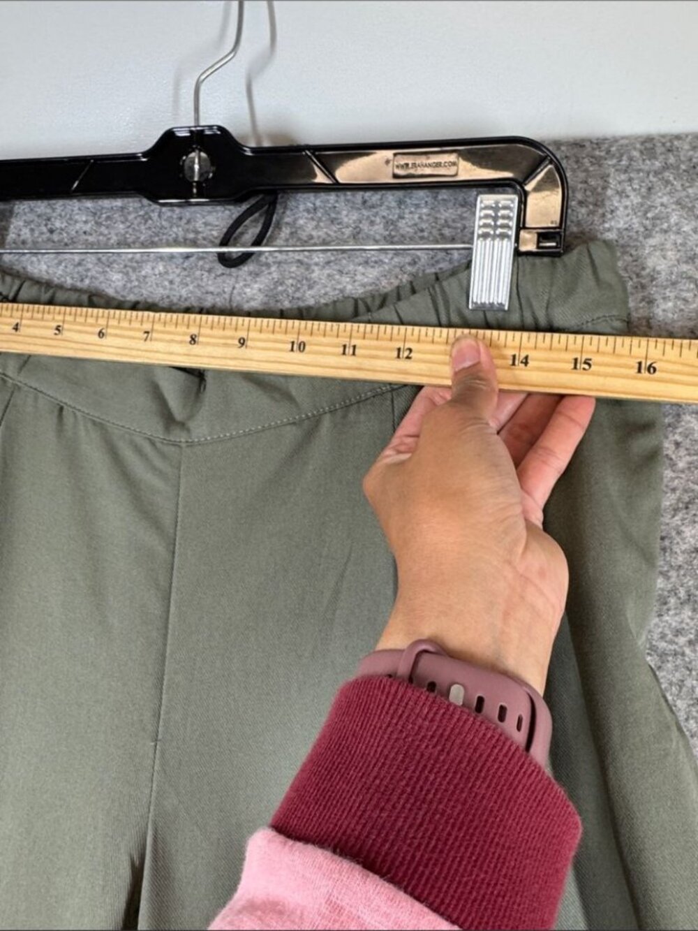 J.Jill Tencel Wide Leg Pants Sage Green M Petite Boho Casual Summer Resortwear - Picture 5 of 15